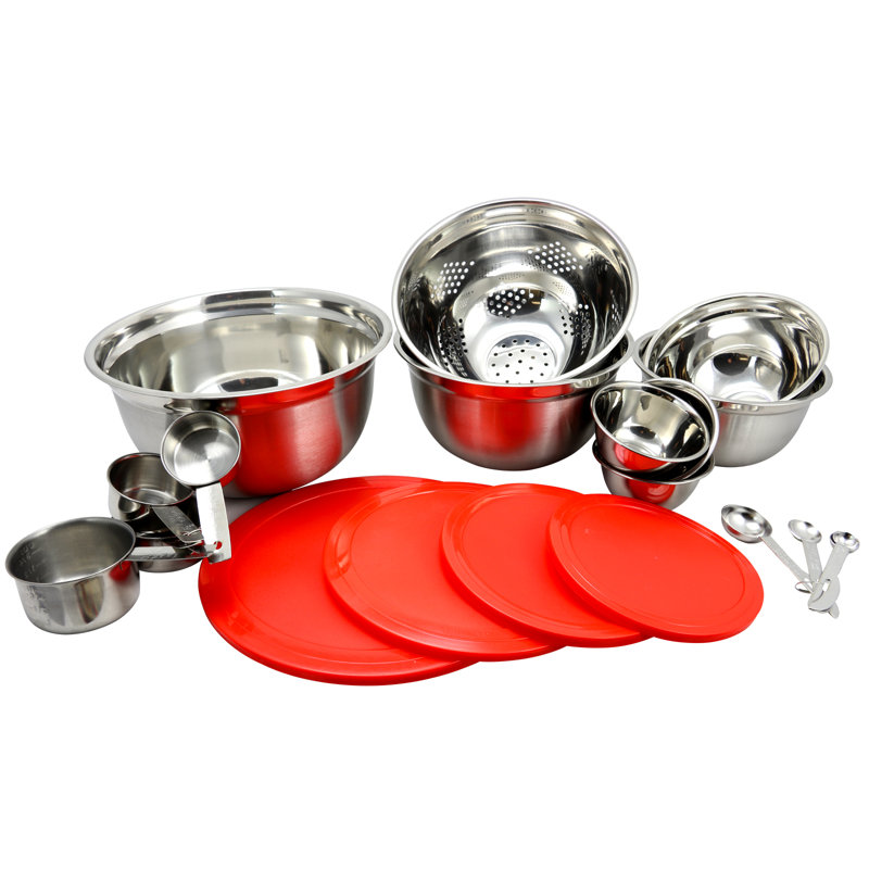 Ensemble de 21 pièces de mesure de la tasse et de cuillère à coca cola sunbeam branfield