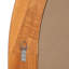 Miroir sur pied classique en bois massif de 180 cm (71 po) avec cadre surdimensionné et sur pied.
