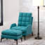 Affric 60cm Wide Velvet Wing Chair Recliner-1529548662