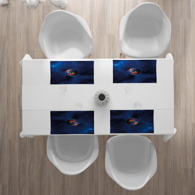 Polyester Abstract Rectangle Placemat