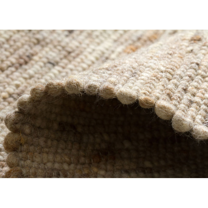 Montserrat Solid Colour Hand Woven Flatweave Area Rug, Rectangle 60 x 110cm