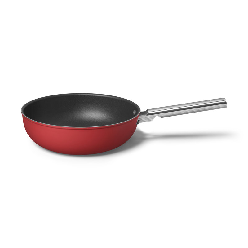 Wok 12 "SMEG, Rouge
