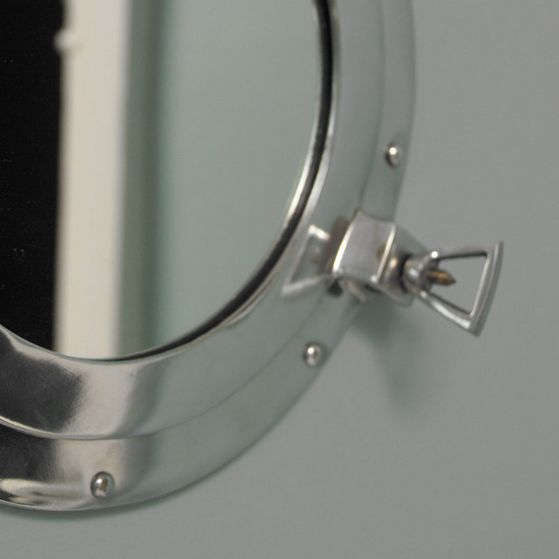 Shelor Metal Flat Wall Mirror