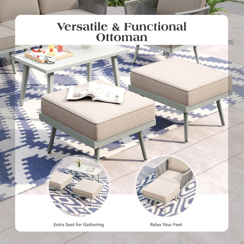 Outdoor Patio Ottomans
