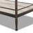 Eilette Eisen Nightstand-Striated Marble