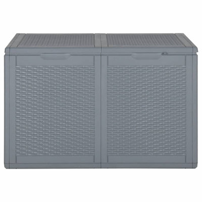 17 Stories Krithi 80.5 cm W 180 L Water Resistant Deck Box in Grey