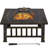 Pridgen Outdoor Square Fire Pit with Poker-815922666-905968999