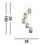 Ruari 5-Light Cluster Chandelier-1000649259