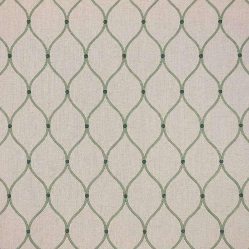 Tissu à treillis Ricci, Jade