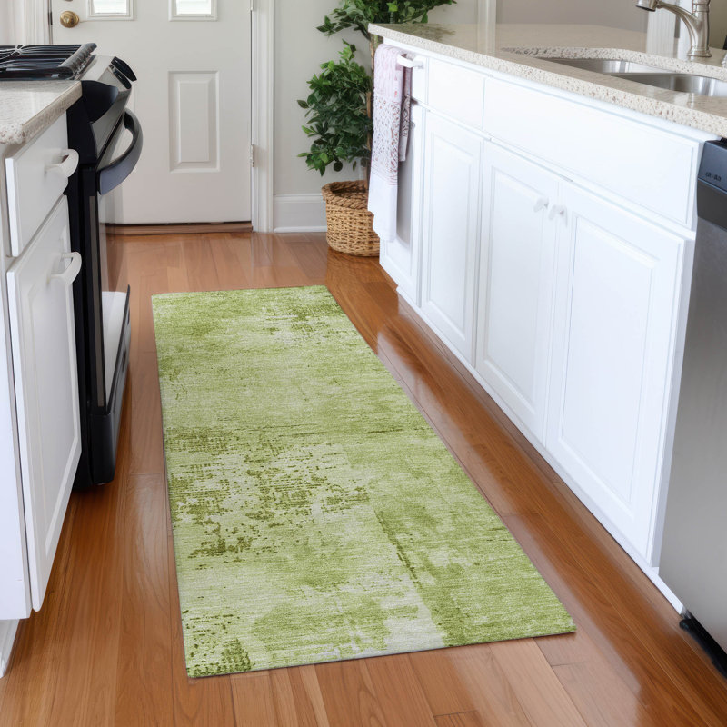 Premium Machine Washable Cortes AMF1062 Abstract Rug, Runner 2'3" x 7'6"