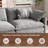George 76.8" Chenille Modular Sectional Sofa-355168149