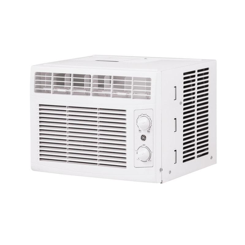 White 5000 BTU Window Air Conditioner with Remote and Sleep Mode