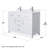 Beckett 48" Freestanding Double Bathroom Vanity with Cultured Marble Top-61870880-61870886-61870881