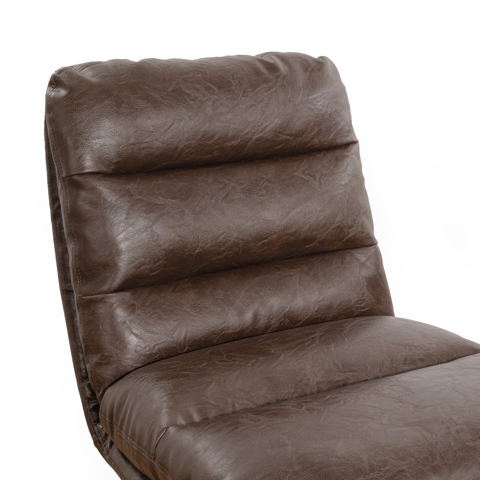 Paynesville Office Chair, Faux Leather, Dark Brown