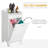 31" Tilt Out Laundry Hamper, Free Standing Home Organizer Hamper, Bathroom Storage Cabinet
