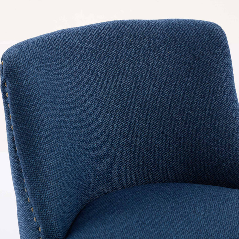 Ensemble de 2 tabourets pivotants Rolland, Bleu