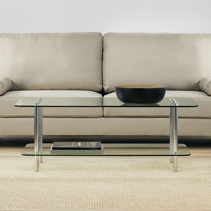 Table basse mDesign, Chrome