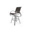 Aruba II Sling Aluminum Frame Balcony Height Swivel Café Chair-411905114-411905187-461073635