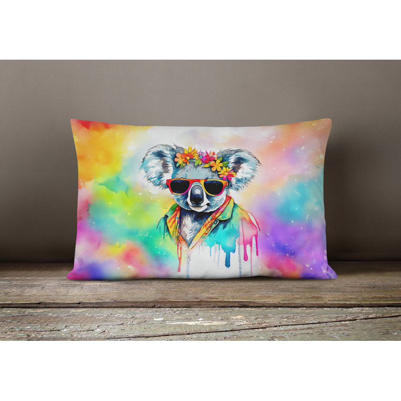Hippie Animals Other/No Pattern Throw Pillow