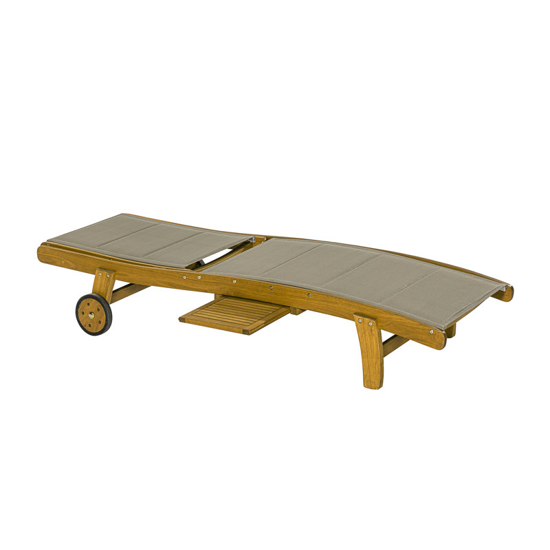 Wilkes 197cm Long Acacia Single Chaise