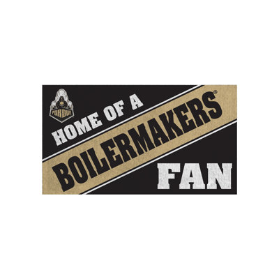 Purdue University, PVC Mat COLOR, Home of a Fan