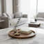 Plateau rond compact en bois, pour la table basse, la cuisine et la salle de bain