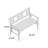 Adames Solid Wood Acacia Outdoor Bench-209233670