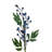 Elements Artificial Blueberry Branch, 25 Inch
