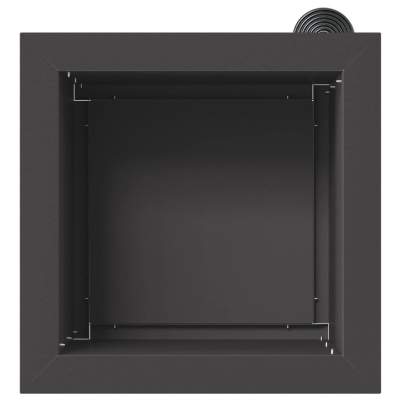 Planter Box, 30cm H x 30cm W x 30cm D, Black, 1
