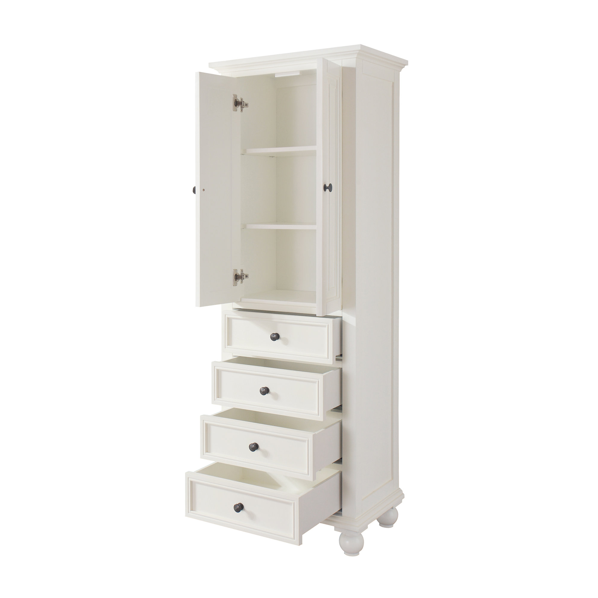 Sandborn Linen Cabinet, French White