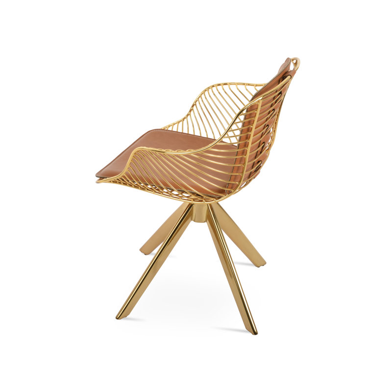 Fauteuil Zebra Sword, Caramel