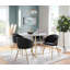 Fauteuil d'appoint contemporain avec structure en mÃ©tal dorÃ© et rembourrage confortable
