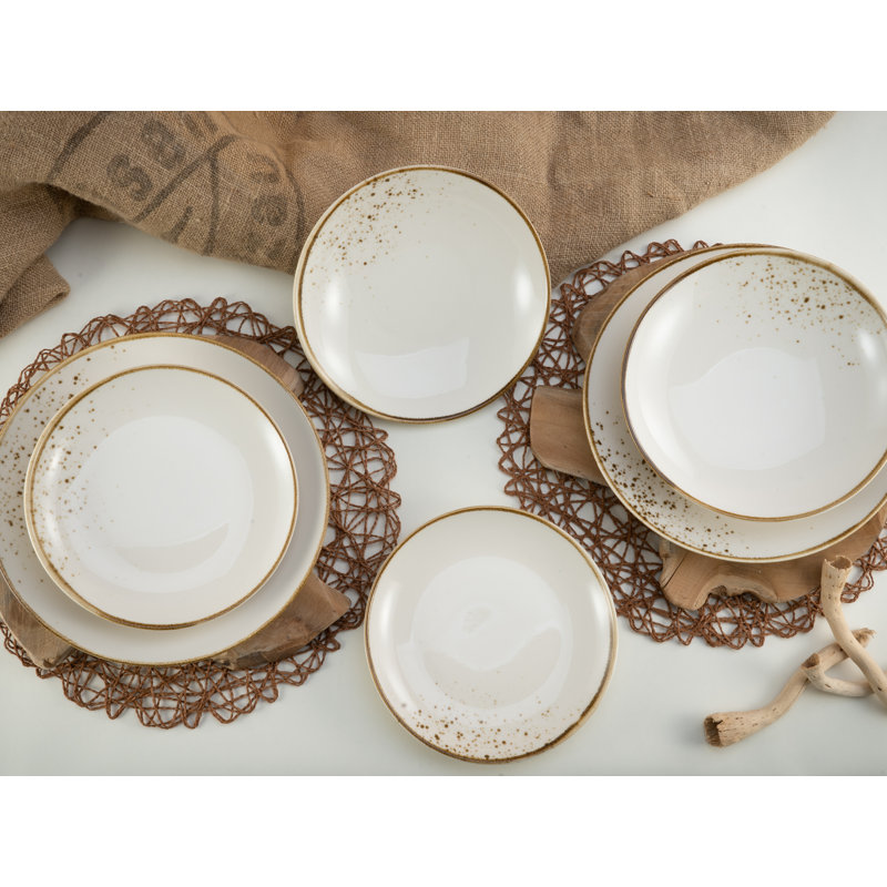 NATURE COLLECTION 12 Piece Dinnerware Set - Service for 4