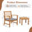 Rafiel Wood 2 - Person Patio Conversation Set with Cushions-1197628427