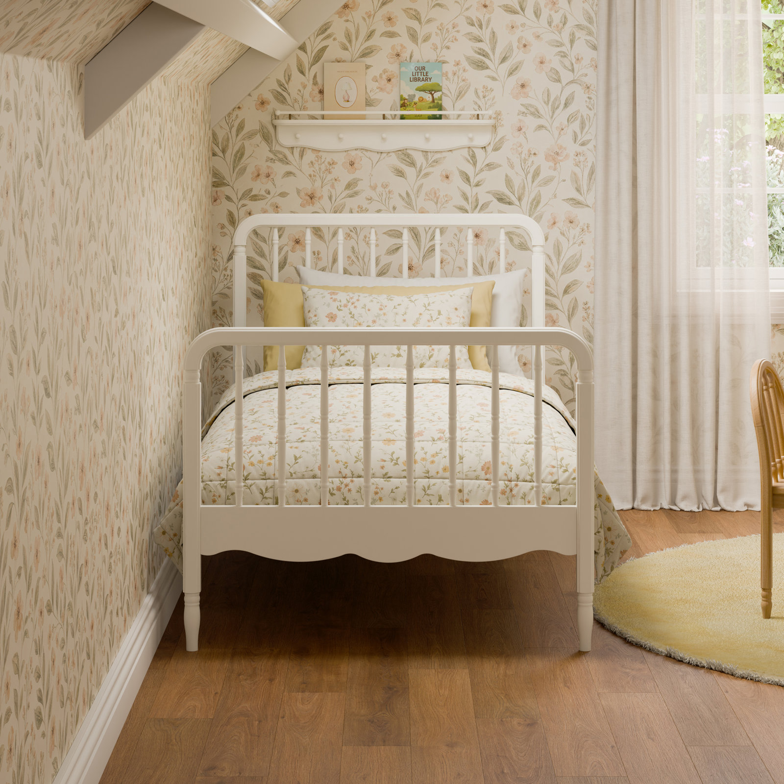 Liberty Bed, Twin, Warm White