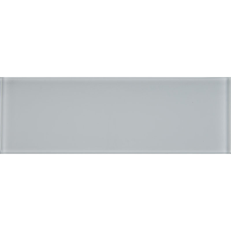 Carrelage mural en verre brillant Halo Edge Subway 4 po x 12 po