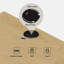 Modern Floating Bedside Table With 2 Drawers, Led Light & Wireless Charging