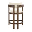 Ensemble de table de salle à manger à hauteur de comptoir 2 personnes avec tabourets de comptoir rembourrés Evesham-128923430-128923432