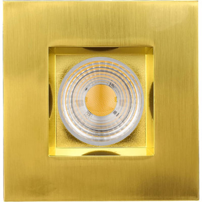 4" Square White Baffle 15W ‎1100 Lumens Soft White 27k Recessed Light