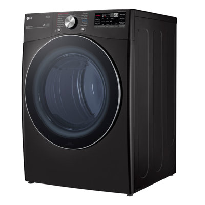 7.4 Cu. Ft. Ultra Large Capacity Smart Wi-Fi Enabled Front Load Electric Dryer With Turbosteam And Built-In Intelligence -  LG, DLEX4200B