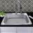 Madaket 33'' L Single Bowl Stainless Steel Kitchen Sink