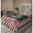 Ambesonne Antique Top Flat Sheet Advertisement Theme Emerald Cream Ruby