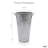 Hosley Set of 2 Galvanized Bucket/Pot Vase with PVC Liner, 5" Dia x 9" H Ideal Gift for Floral Arrangements Wedding Home Office Party DIY Indoor Outdoor Garden Patio