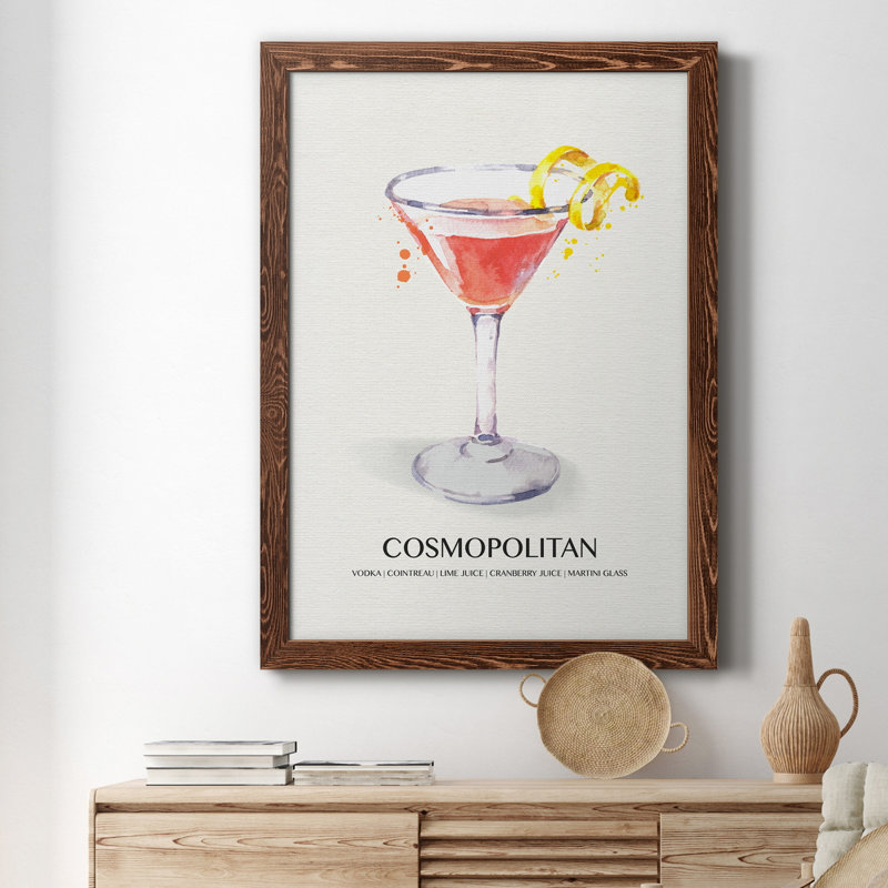 Cosmopolitan - cadre photo, impression sur toile, H 24 po x l 18 po x P 1,5 po, Érable