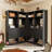 Wood Closet System with Mirrors-1338649040