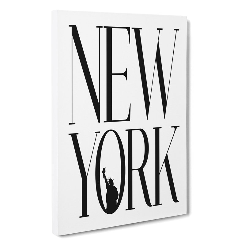 New York - Wrapped Canvas, 50cm H x 35cm W x 3cm D