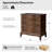 Elfine Transitional 28"W Curved 3-Drawer End Table with Charging Station and Simple Assembly-970570224