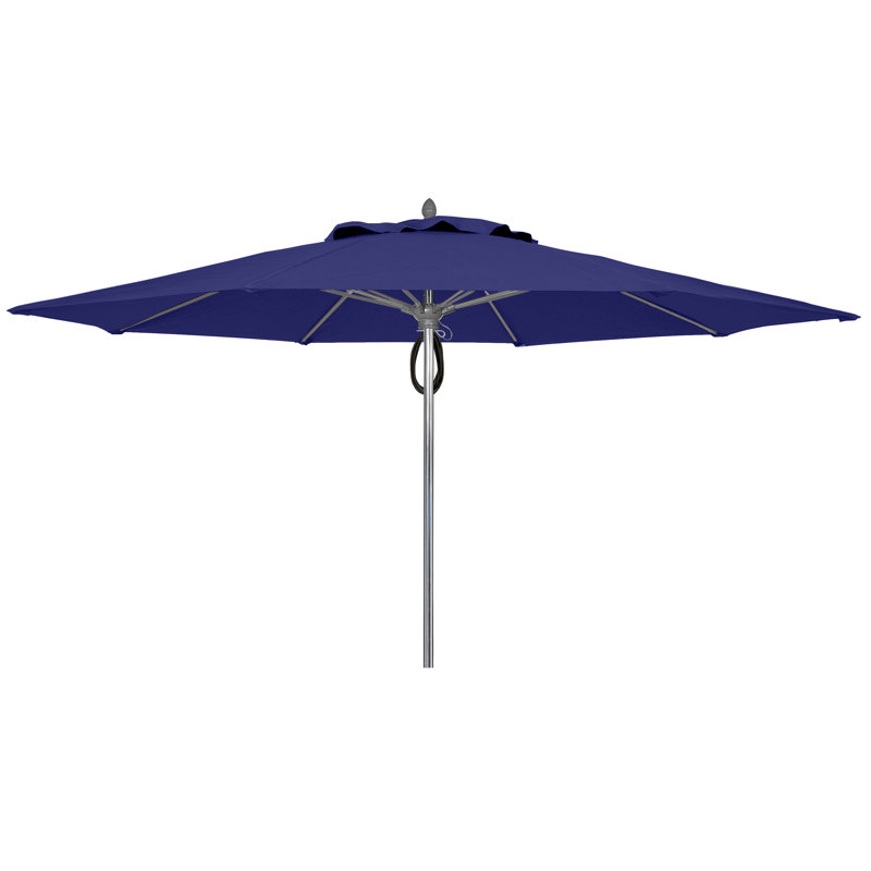 Parasol de marché 11 'Prestige, Capitaine de marine, Aluminium brillant