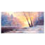 Paysage d'hiver avec une rivière - impression d'art graphique-52806526-15738124
