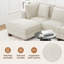 Canapé-lit de 116 pouces avec pouf de salon-1456704936